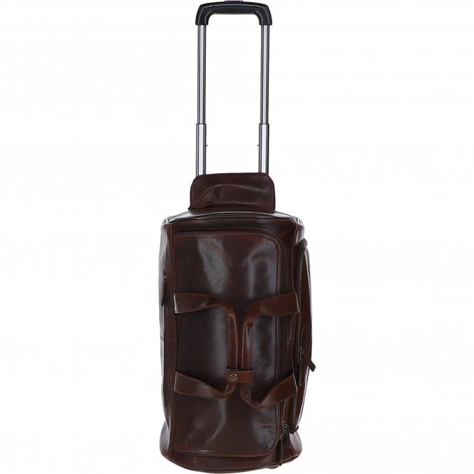 Ashwood Weekend Columbian Leather Travel Holdall Brown : 8146