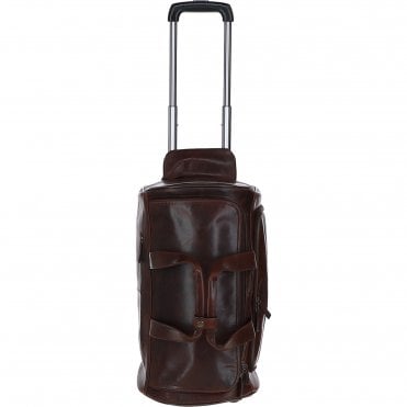 Weekend Columbian Leather Travel Holdall Brown : 8146