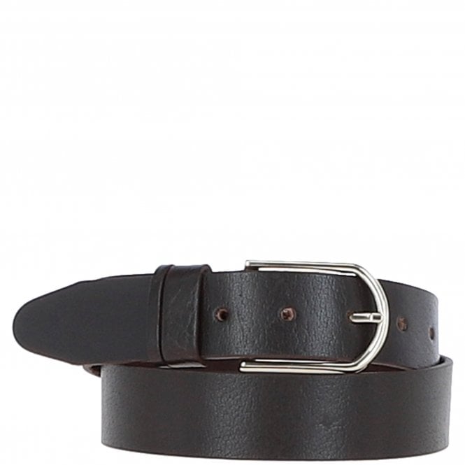 Ashwood Women's Fashion Leather Belt with Gold Metal Pin Buckle Brown: LB-301