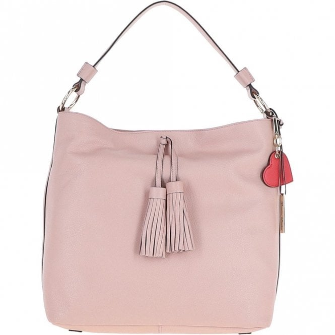 Ashwood Womens Leather Hobo Bag Peach Whip: J-10