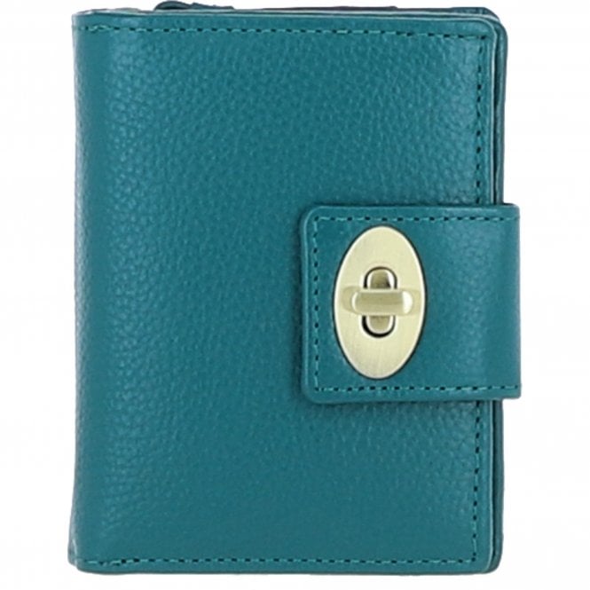 Ashwood Elegant Leather Purse Green: Y-60