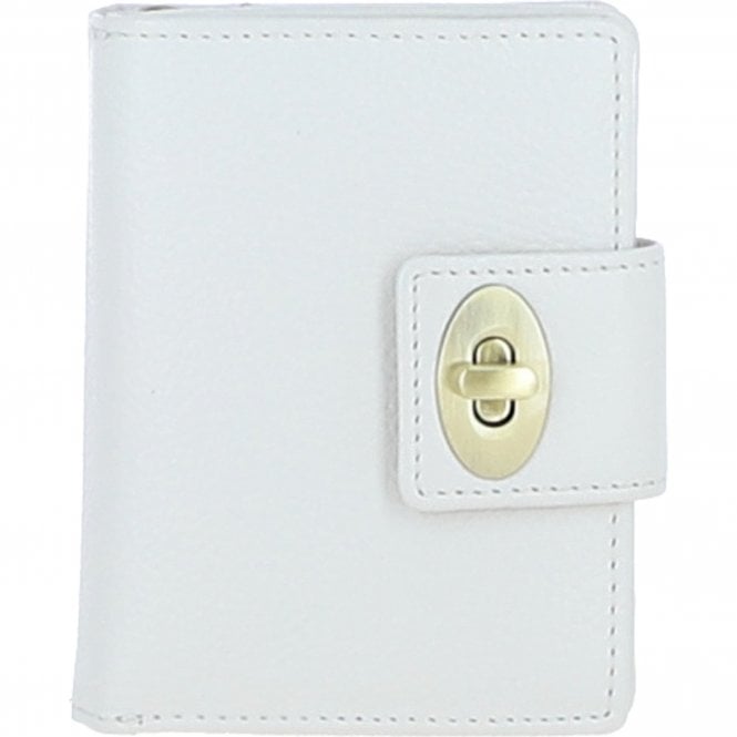 Ashwood Elegant Leather Purse White: Y-60