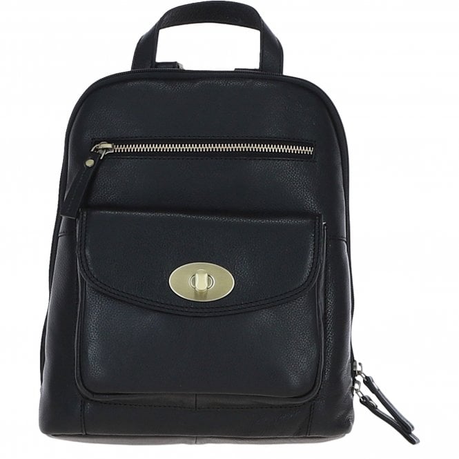 Ashwood Exquisite Leather Backpack Black: M-85
