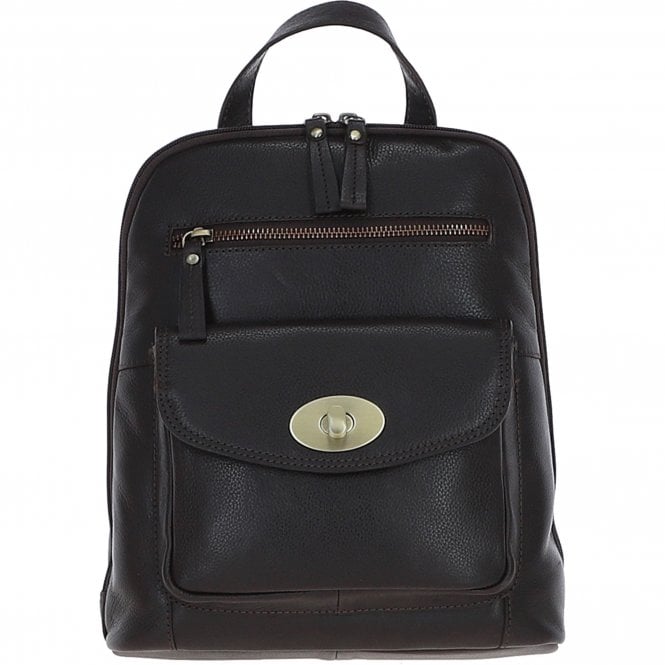 Ashwood Exquisite Leather Backpack Brown: M-85