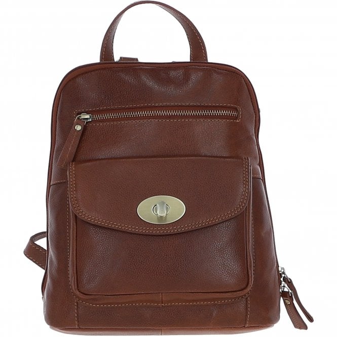 Ashwood Exquisite Leather Backpack Tan: M-85