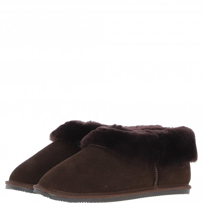Fenland Chloe Booties Brown