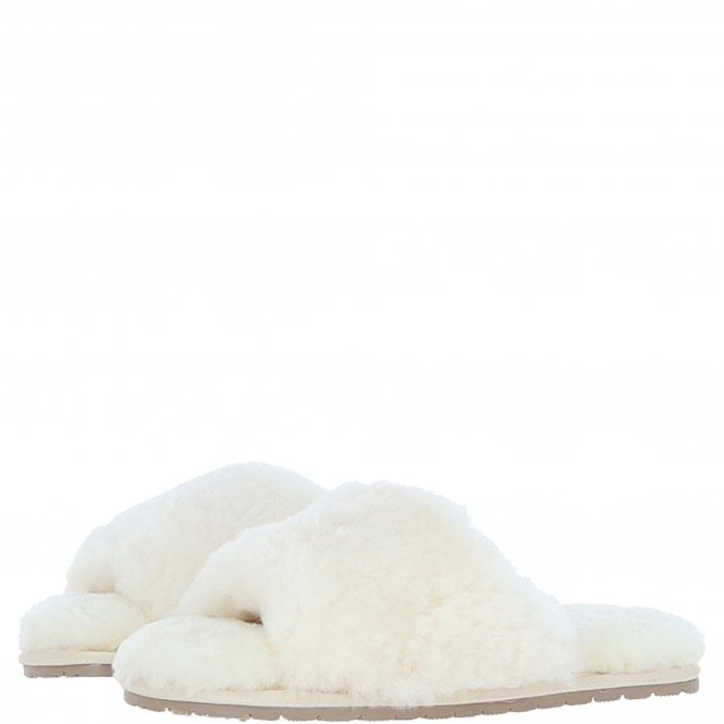 Fenland Ladies Sheepskin Sliders Beige: Suzy