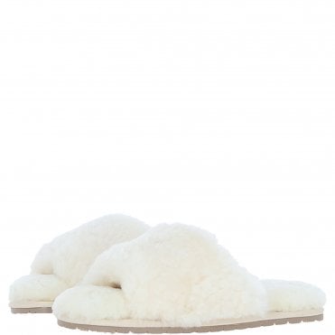 Fenland Ladies Sheepskin Sliders Beige: Suzy