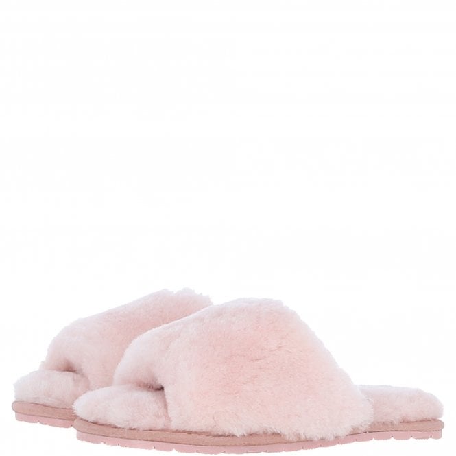 Fenland Ladies Sheepskin Sliders Pink: Suzy