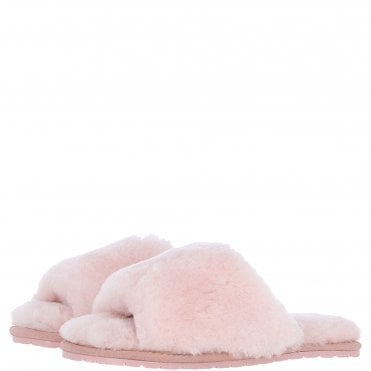Fenland Ladies Sheepskin Sliders Pink: Suzy