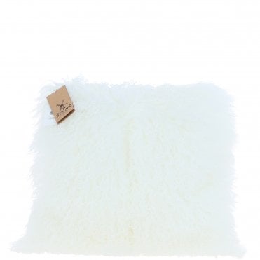 Fenland Sheepskin Cushion Bleached: FF-Tibetan