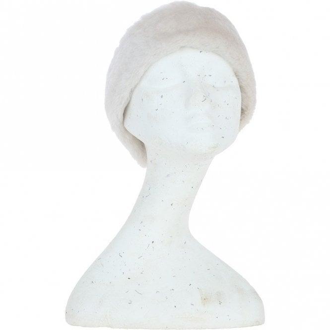 Fenland Sheepskin Headband Beige: FEN-202