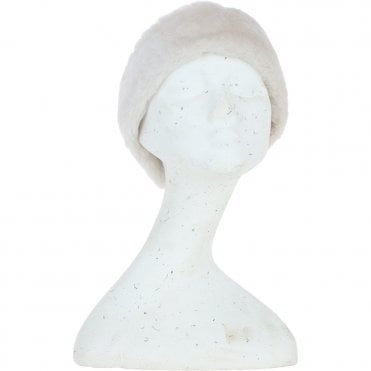 Fenland Sheepskin Headband Beige: FEN-202