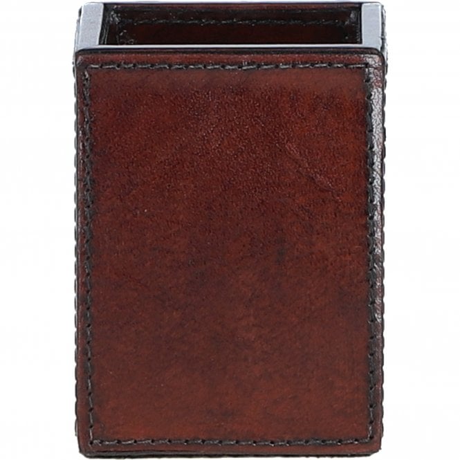 Ashwood Handcrafted Genuine Leather Pen Holder by Chestnut: LF-107
