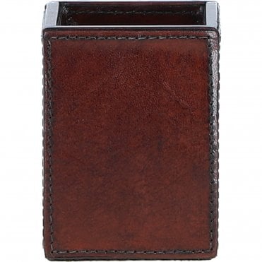 Handcrafted Genuine Leather Pen Holder by Ashwood Chestnut: LF-107