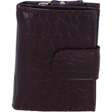 Ladies Ashwood Leather RFID Protected Purse in Bordo: C-70