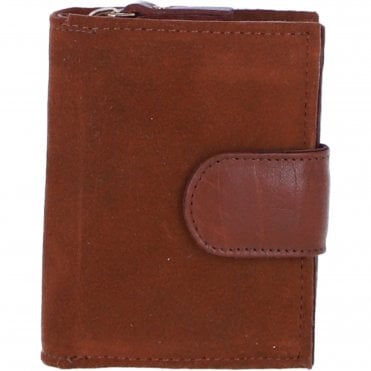 Ladies Ashwood Suede & Leather RFID Protected Purse in Tan: S-50