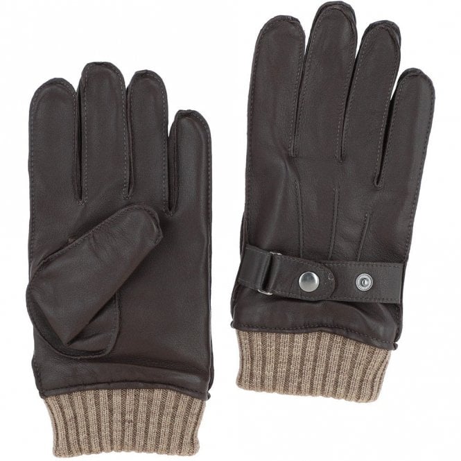Ashwood Mens Leather Gloves Brown: 501