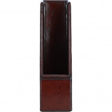 Premium Ashwood Leather Handcrafted Book Holder Chestnut: LF-115