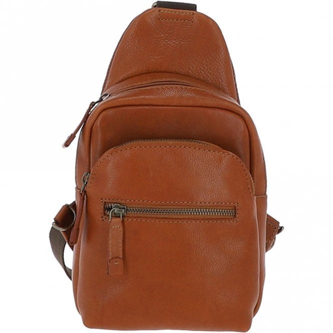 Ashwood Small Hi Veg Leather Sling Bag Tempo Tan : 8147
