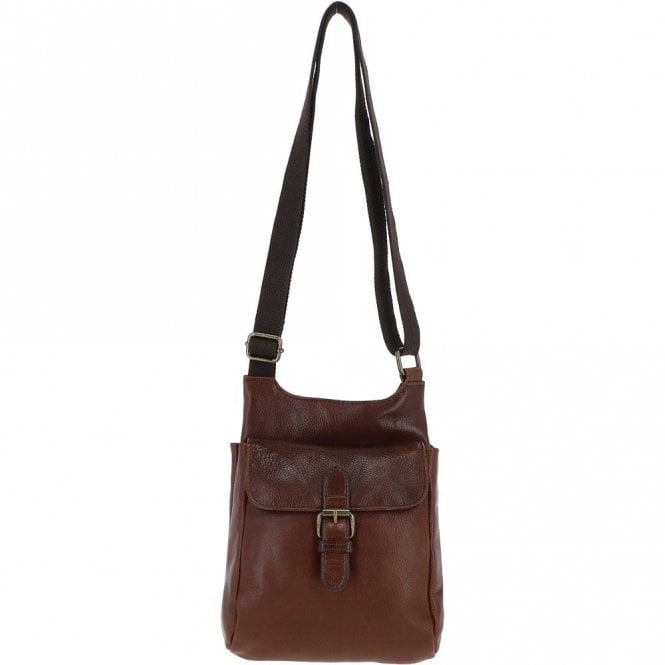 Ashwood Small Hi Veg Leather Travel Bag Tempo Brown : 8142