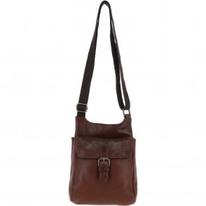Small Ashwood Hi Veg Leather Travel Bag Tempo Brown : 8142