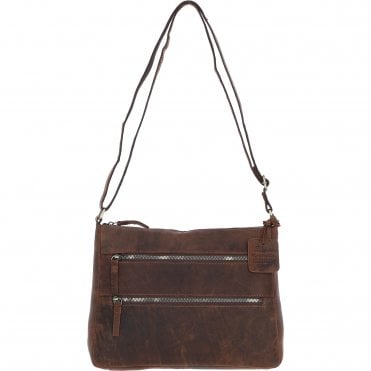 Vintage Ashwood Leather Handbag Mud/brown: Bewdley